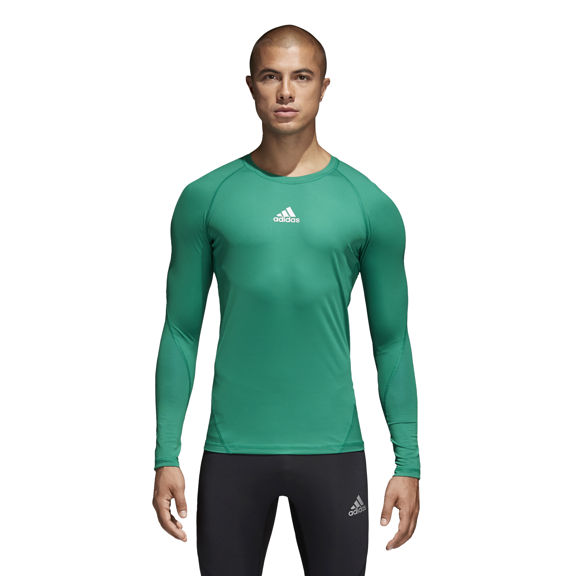 Adidas Alphaskin Sport Unterziehshirt Langarm - CBLACK/FTWWHT/CBLACK,||