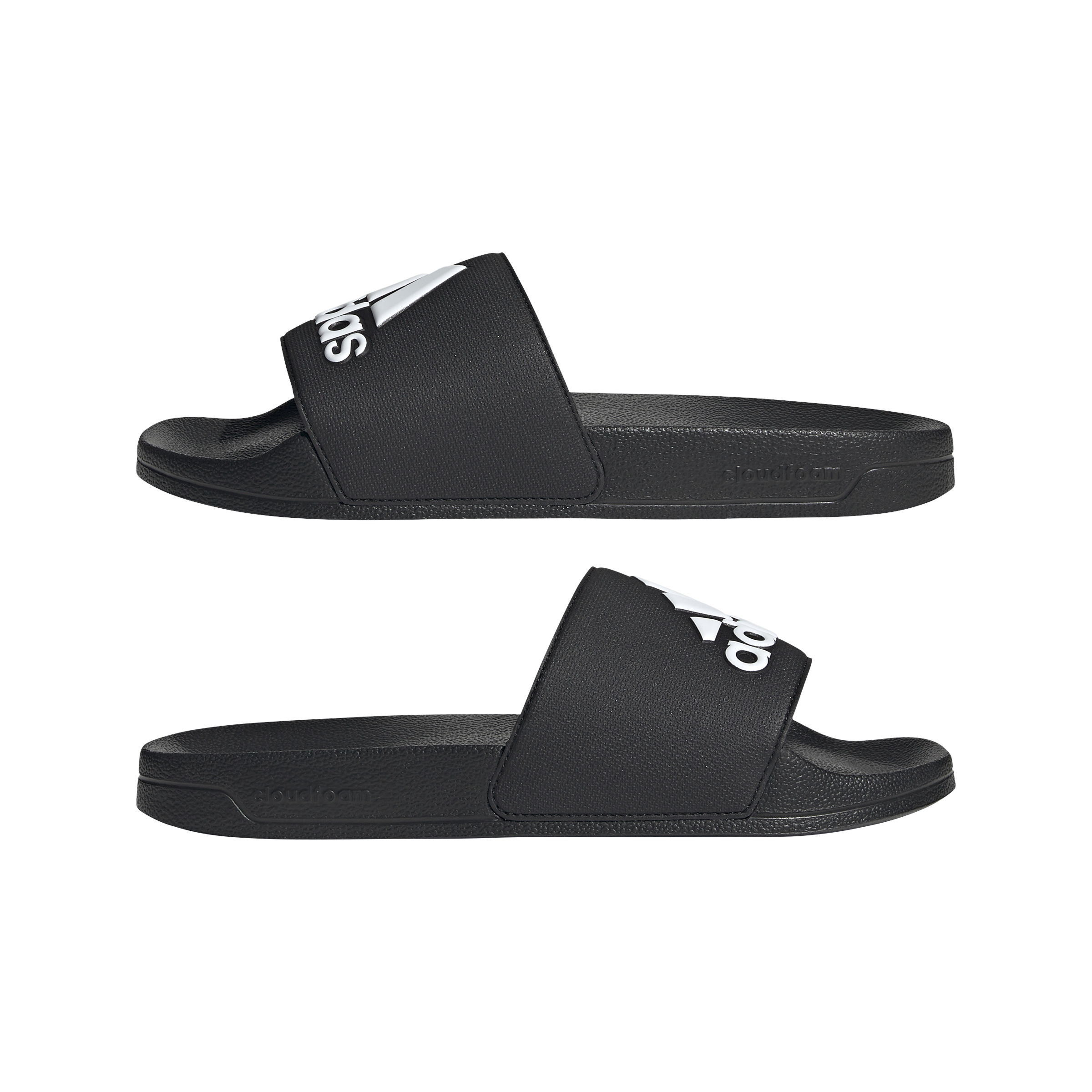 Adidas Shower adilette - BLACK/RUNWHT/RED,||