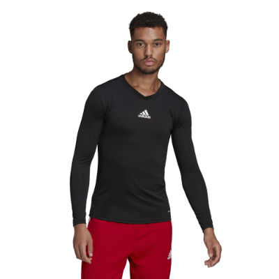 Adidas Team Base Longsleeve - CBLACK/FTWWHT/CBLACK,||