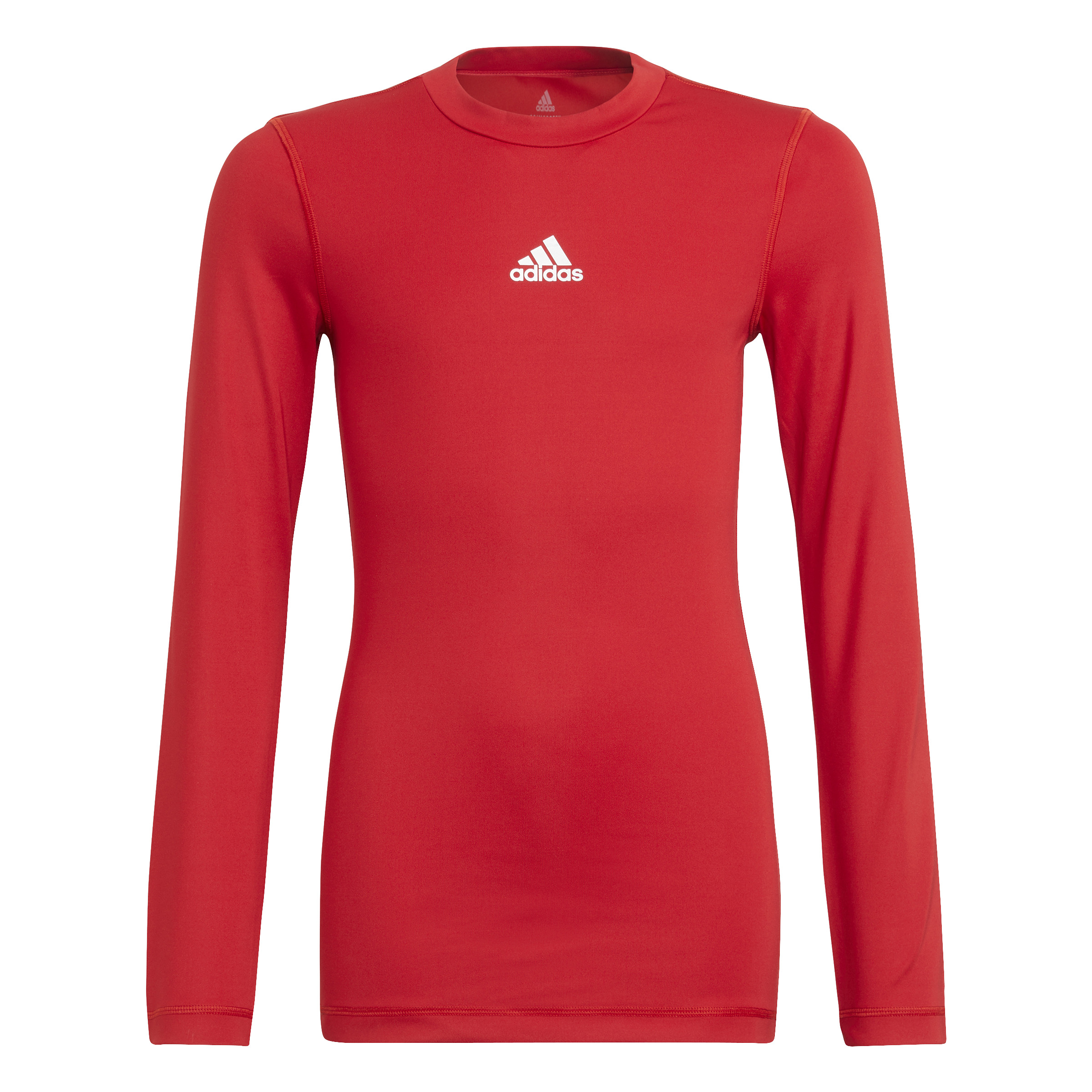 Adidas Techfit Longsleeve Kinder - BLACK/RUNWHT/RED,||