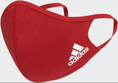Adidas Face Cover M/L, 3er-Pack - CBLACK/FTWWHT/CBLACK