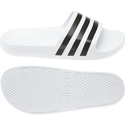 ADILETTE AQUA - CBLACK/FTWWHT/CBLACK
