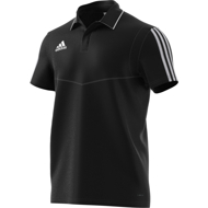 TIRO19 CO POLO - CBLACK/FTWWHT/CBLACK