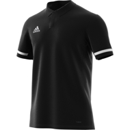 T19 POLO M - CBLACK/FTWWHT/CBLACK