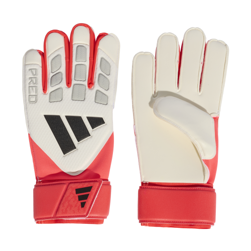 Adidas Predator Match Torwarthandschuhe - WHITE/LUCRED/BLACK,||