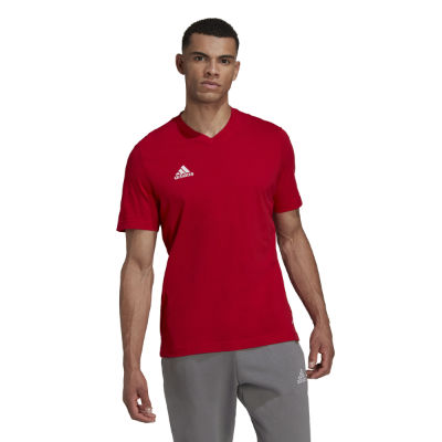 Adidas Entrada 22 T-Shirt - BLACK/RUNWHT/RED,||