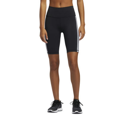 Adidas Believe These 2.0 3-Streifen kurze Tight Damen - CBLACK/FTWWHT/CBLACK,||