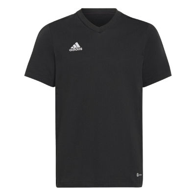Adidas Entrada 22 T-Shirt Kinder - CBLACK/FTWWHT/CBLACK,||