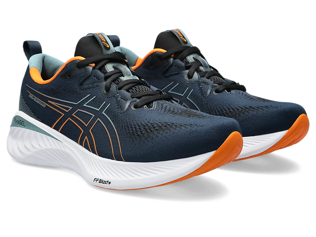 Asics Gel-Cumulus 25 - FRENCH BLUE/BRIGHT ORANGE,||