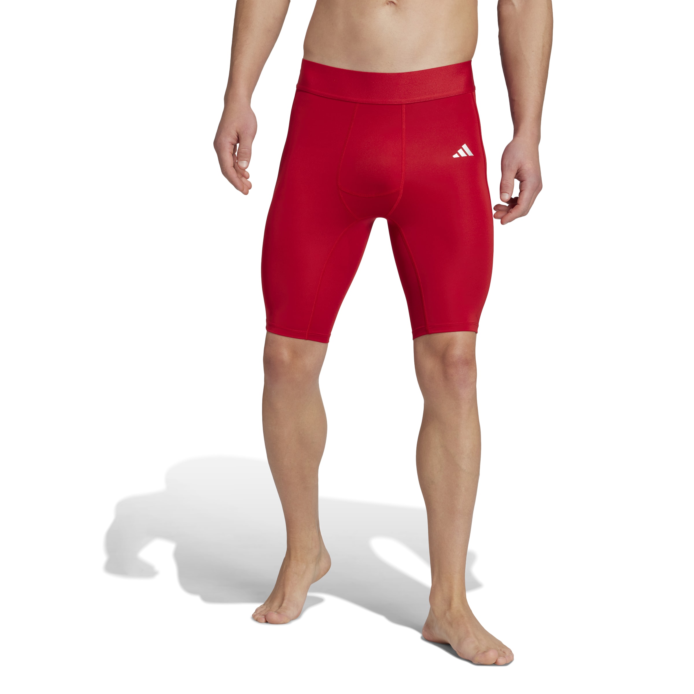 Adidas Techfit Short Tight - BLACK/RUNWHT/RED,||