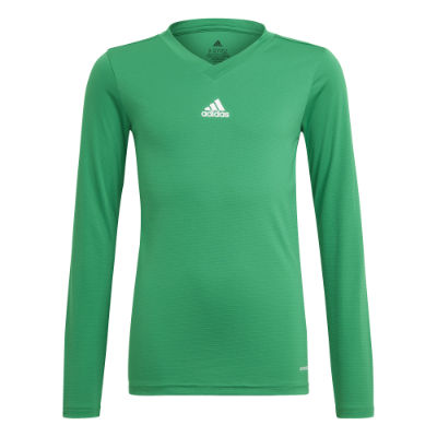Adidas Team Base Longsleeve Kinder - CBLACK/FTWWHT/CBLACK,||