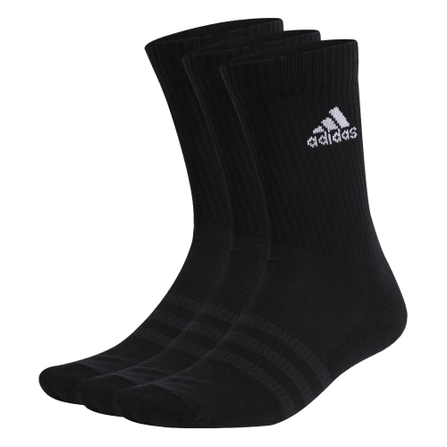 Adidas Cushioned Crew Socken, 3 Paar - BLACK/RUNWHT/RED,||