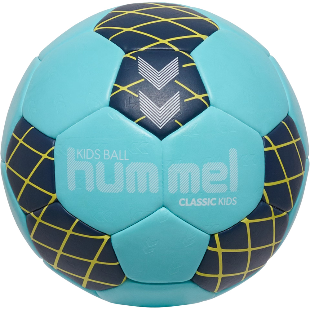 Hummel Classic Handball Kinder Größe 0 - LIGHT BLUE/MARINE/YELLOW,||