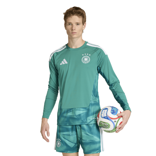 Adidas DFB Deutschland 2026 Heimtrikot Langarm-Torwarttrikot - ACTGRN,||