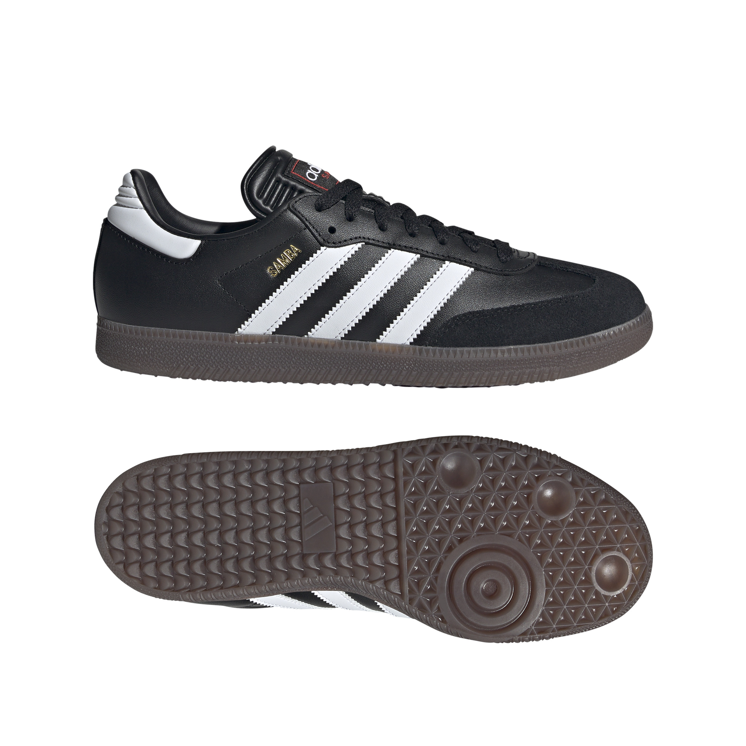 Adidas Samba - BLACK/RUNWHT/RED,||
