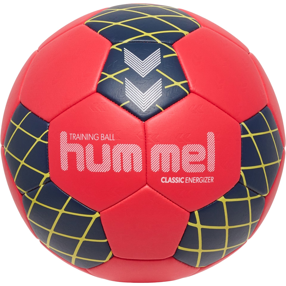 Hummel Classic Energizer Handball Größe 2 - RED/MARINE/YELLOW,||