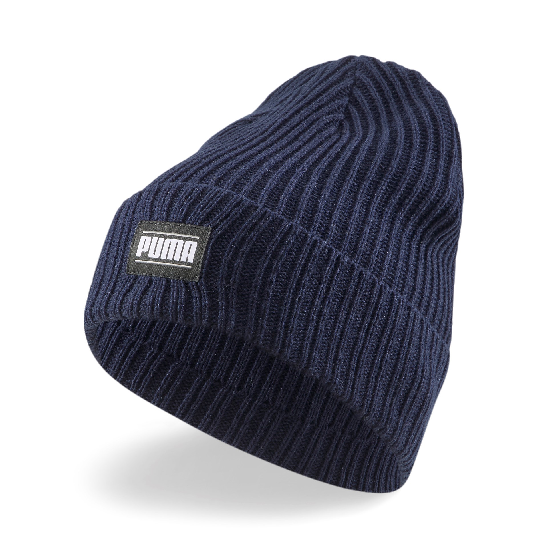 Puma Ribbed Classic Cuff Beanie - PUMA BLACK,||