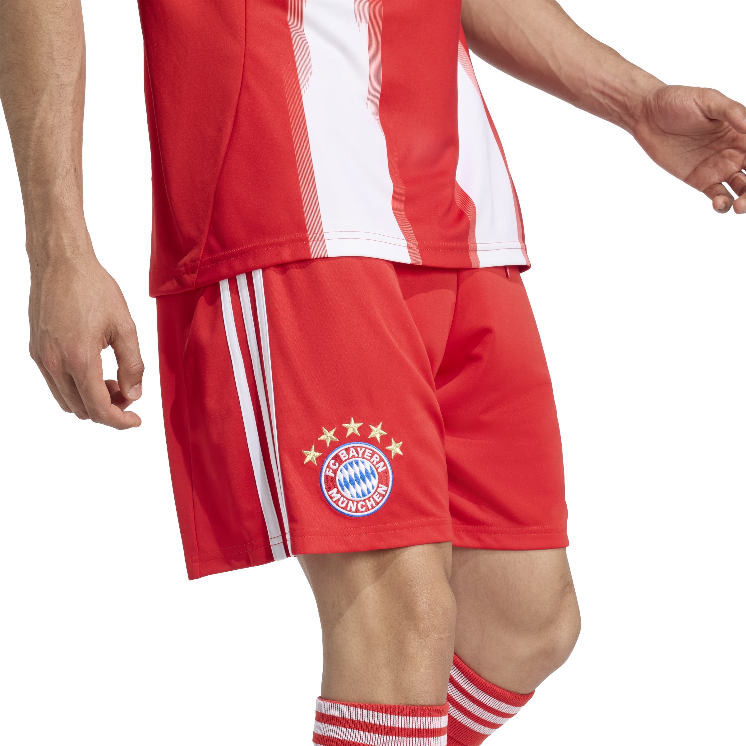 Adidas FC Bayern Heimshort 2025/26 - BLACK/RUNWHT/RED,||