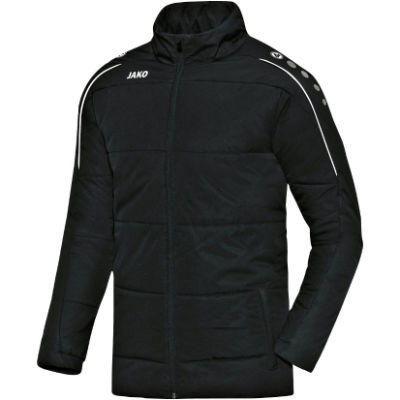 Jako Coachjacke Classico - schwarz meliert,||