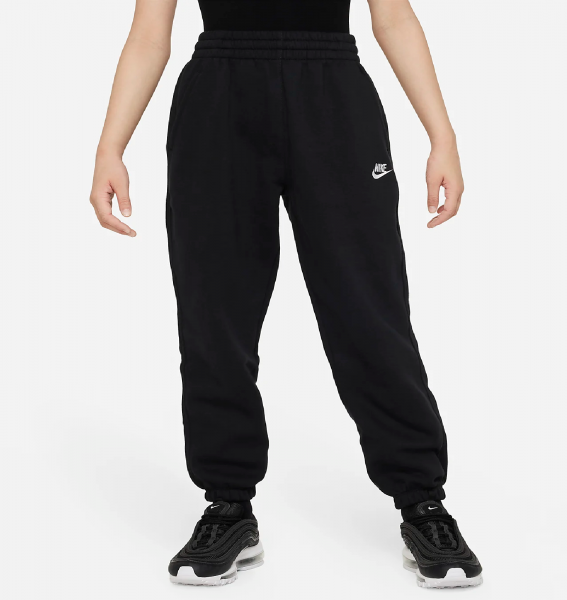 Nike Sportswear Club Fleece Mädchen - BLACK/WHITE,||