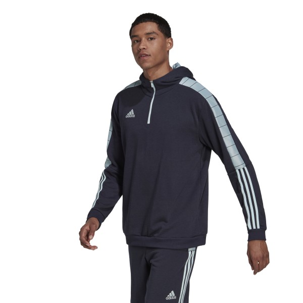 Adidas Tiro Hoodie - CBLACK/FTWWHT/CBLACK,||