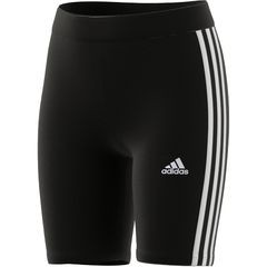 Adidas Essentials 3-Streifen Cotton kurze Tight Mädchen - CBLACK/FTWWHT/CBLACK,||