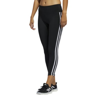 Adidas Believe This 2.0 3-Streifen 7/8-Tight Damen - CBLACK/FTWWHT/CBLACK,||