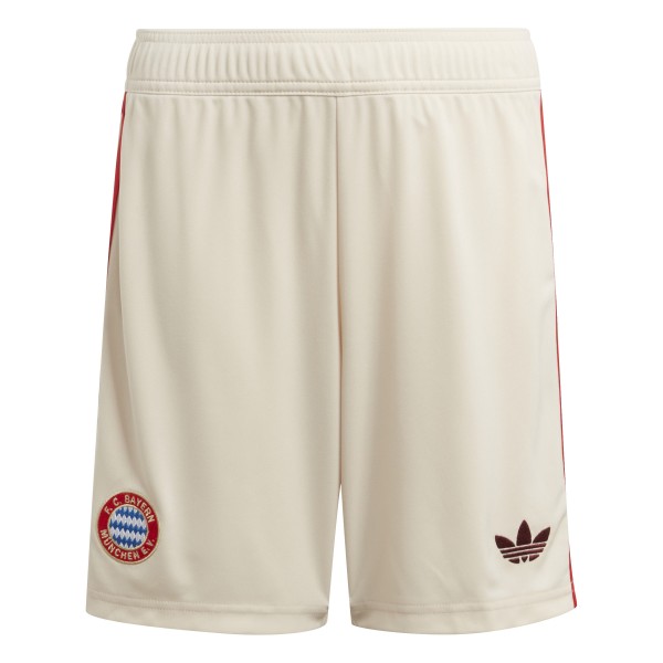 Adidas FC Bayern 3.Short 2024/25 Kinder - BLACK/RUNWHT/RED,||