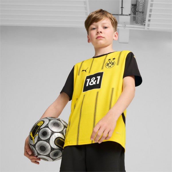 Puma BVB Heimtrikot 2024/25 Kinder - PUMA BLACK-NRGY RED-PUMA WHITE,||