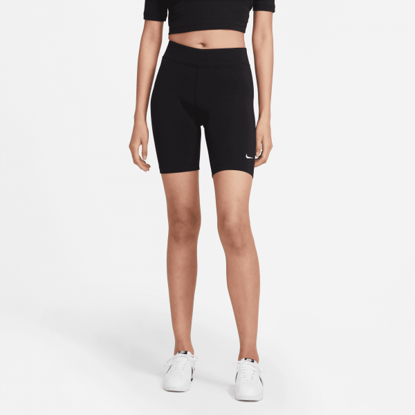 Nike Sportswear Essential Short Damen - BLACK/WHITE,||