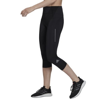 Adidas Own The Run 3/4-Tight Damen - CBLACK/FTWWHT/CBLACK,||