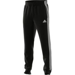 Adidas Essentials Fleece Tapered Cuff 3-Streifen Hose - CBLACK/FTWWHT/CBLACK,||