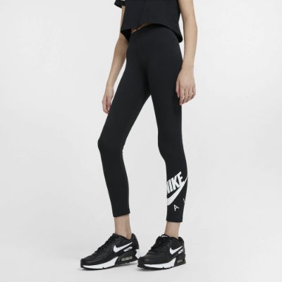 Nike Air Leggings Mädchen - BLACK/WHITE