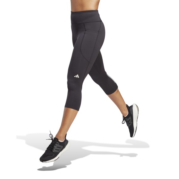 Adidas DailyRun 3/4-Leggings Damen - BLACK/RUNWHT/RED,||