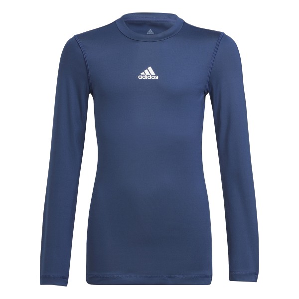 Adidas Techfit Longsleeve Kinder - CBLACK/FTWWHT/CBLACK,||