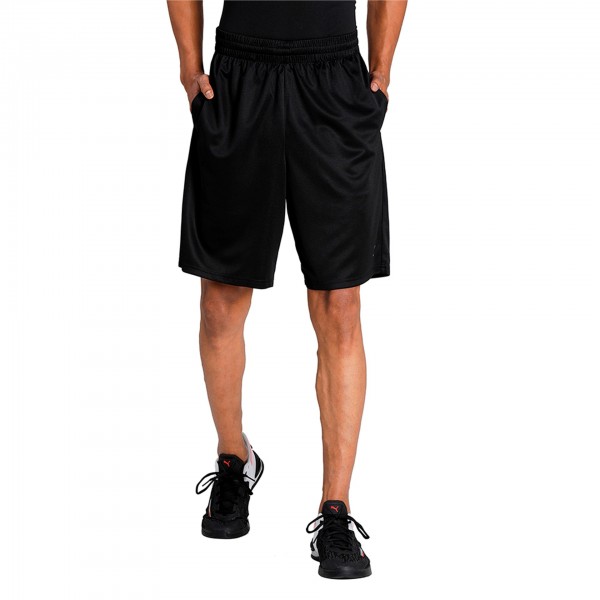 Puma Performance Knitted 10" Herren Trainingsshorts - PUMA BLACK-NRGY RED-PUMA WHITE,||