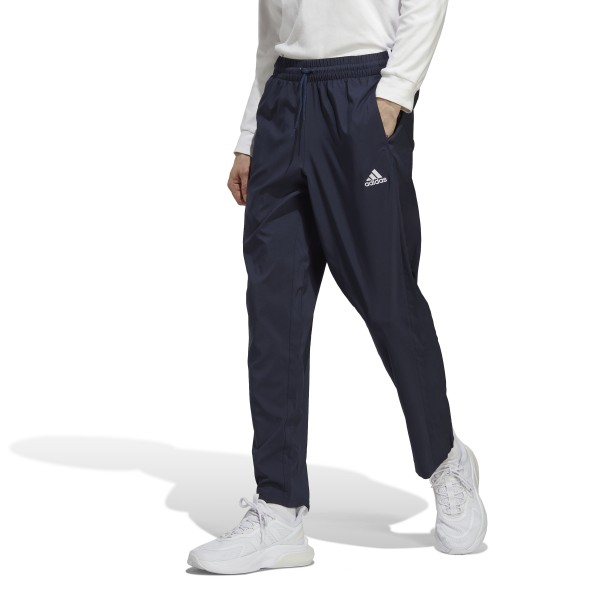 Adidas Essentials Stanford Open Hem Embroidered Small Logo Hose - CBLACK/FTWWHT/CBLACK,||