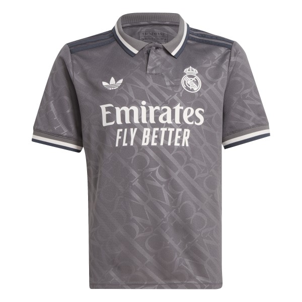 Adidas Real Madrid 3.Trikot 2024/25 Kinder - BLACK/RUNWHT/RED,||